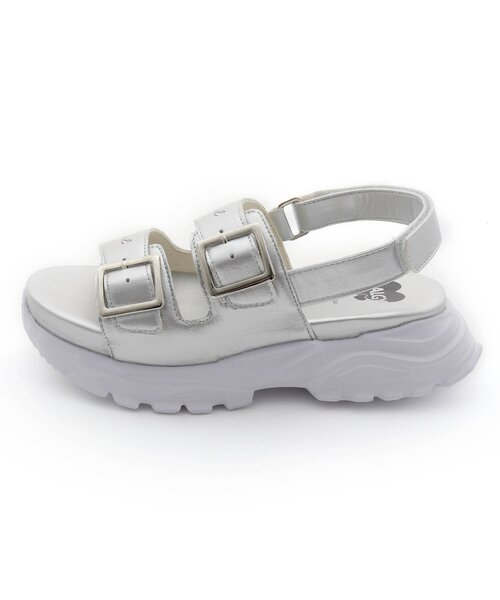 algy（アルジー）の「ダブルバックルスポサン（サンダル・キッズ・ブラック/シルバー・23/24/21/20/22）」の17枚目の写真