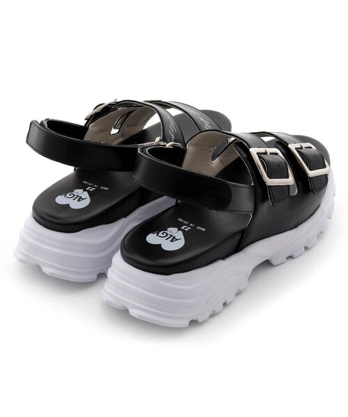 algy（アルジー）の「ダブルバックルスポサン（サンダル・キッズ・ブラック/シルバー・23/24/21/20/22）」の21枚目の写真