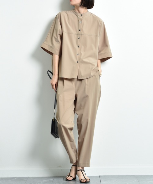 【撥水・ＵＶ・接触冷感】テーパードパンツ