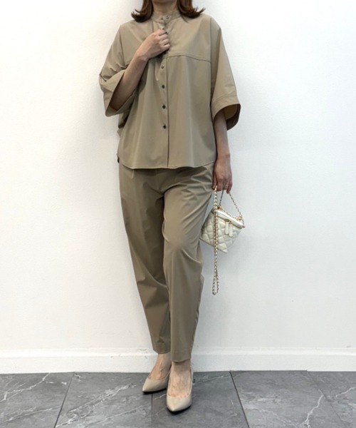 【撥水・ＵＶ・接触冷感】テーパードパンツ