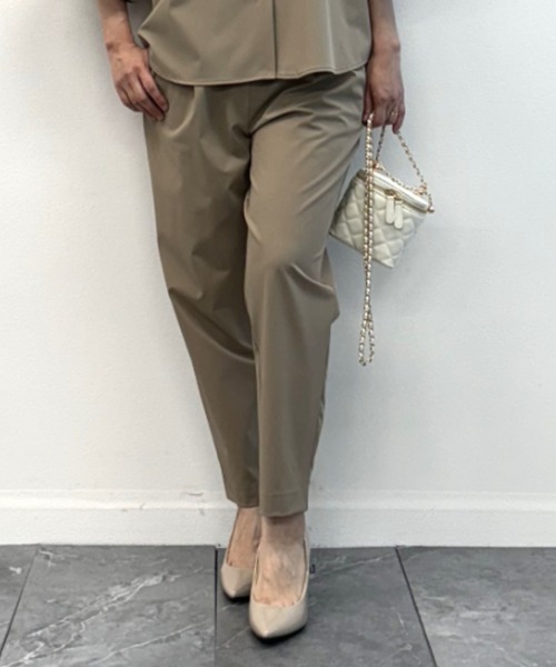 【撥水・ＵＶ・接触冷感】テーパードパンツ