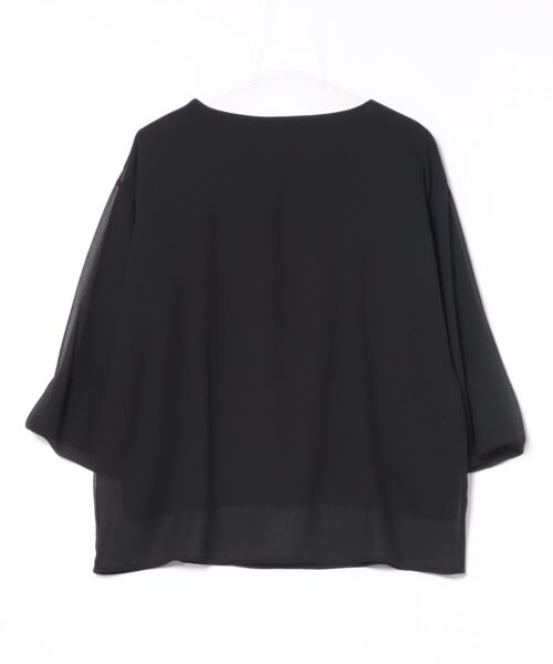 【セール】ボートネックシアーブラウス（シャツ/ブラウス）｜Jines（ジネス）