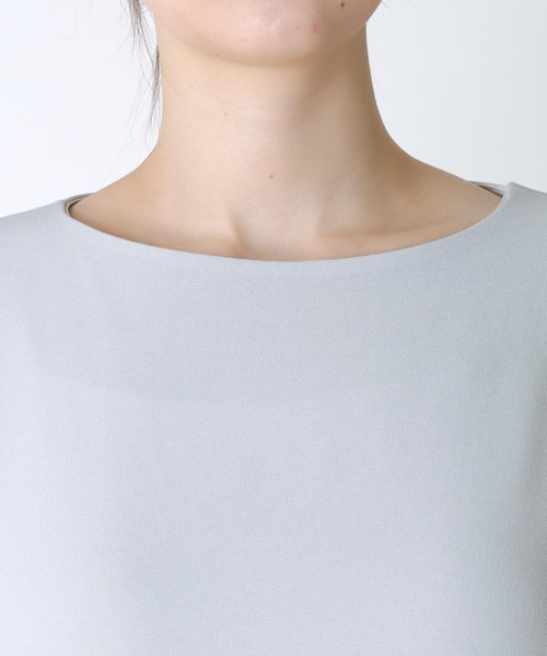 【セール】ボートネックシアーブラウス（シャツ/ブラウス）｜Jines（ジネス）