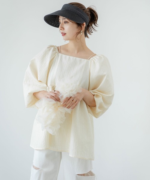 【未使用】GALLARDAGALANTE オフショルダーブラウス オフショルダーブラウス【オンラインストア限定商品