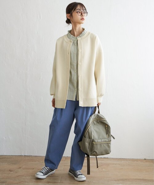 LBC（エルビーシー）の「オーガニックコットン襟フリルブラウス（シャツ/ブラウス・レディース・ホワイト/ブラック/イエロー・M/L）」の21枚目の写真