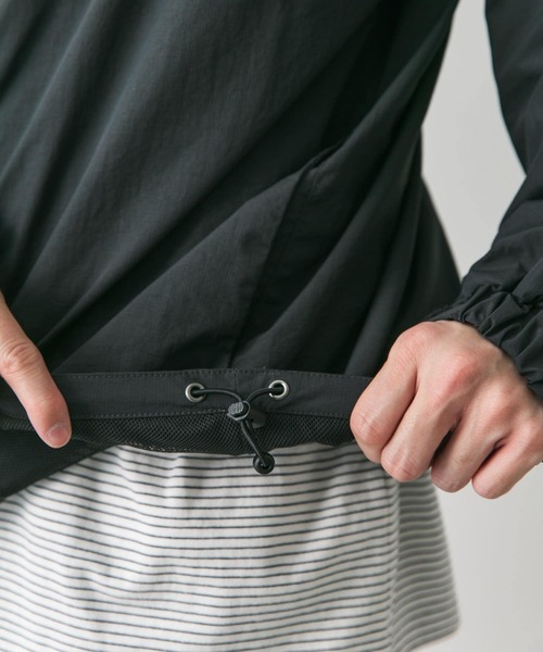 URBAN RESEARCH DOORS（アーバンリサーチドアーズ）の「『セットアップ対応』URDリップストップナイロンブルゾン（ブルゾン・メンズ・チャコールグレー/グレー系その他/ブラック・MEDIUM/LARGE）」の12枚目の写真