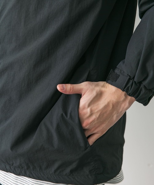 URBAN RESEARCH DOORS（アーバンリサーチドアーズ）の「『セットアップ対応』URDリップストップナイロンブルゾン（ブルゾン・メンズ・チャコールグレー/グレー系その他/ブラック・MEDIUM/LARGE）」の13枚目の写真