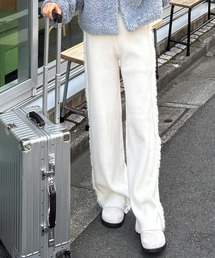 RiLi | フリンジラインリブニットパンツ【RL】(その他パンツ)
