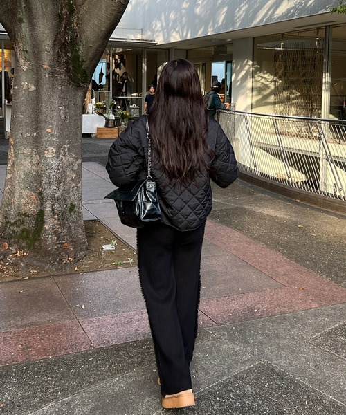 RiLi（リリ）の「フリンジラインリブニットパンツ【RL】（その他パンツ・レディース・アイボリー/ブラック/ベージュ・FREE）」の13枚目の写真