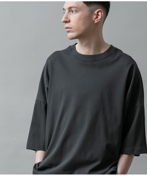 ハイツイストコットンドルマンスリーブTシャツ（Tシャツ