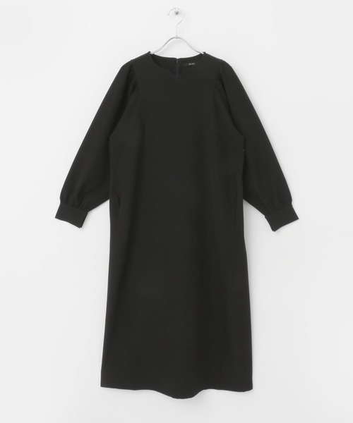 セール】ギャザースリーブストレートワンピース（ワンピース）｜URBAN