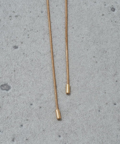 GOLDY(ゴールディ)の「【GOLDY】2WAY ループ タイイング ネックレス 3240209※(ネックレス・レディース・ゴールド/シルバー系その他/ゴールド系その他2/シルバー・FREE)」の13枚目の写真