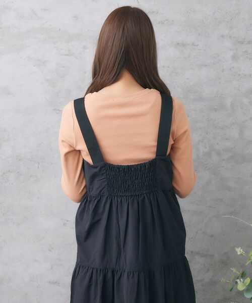 RETRO GIRL(レトロガール)の「ナイロンティアードOP(ワンピース・レディース・グリーン/ブラック/ナチュラル・FREE)」の19枚目の写真