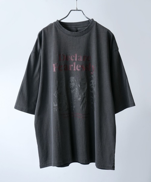 tシャツ PIGMENT OVER TSHIRT/ピグメントオーバーTシャツ レディース 231064]ICHI(イチ) 