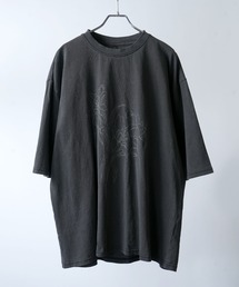 Tシャツ/カットソー（グレー/灰色系・バックプリント