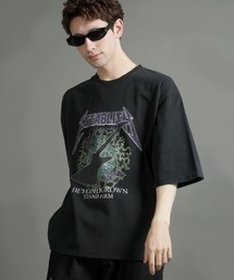 ピグメント ハードウォッシュ Tシャツ オーバーサイズ ヴィンテージライク フェード感 半袖 クルーネック カレッジロゴ バックプリント ワンポイント 刺繍 ヘビーウェイト 綿100% メンズ レディース ユニセックス アソート ビッグシルエット Starting Over