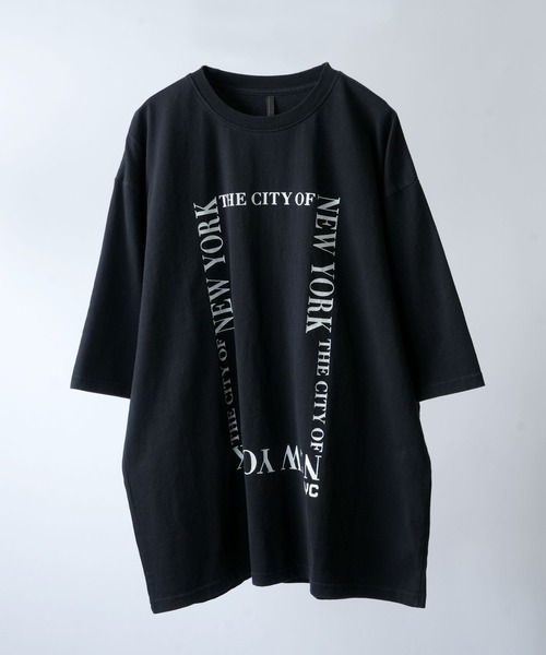 Pigment hard wash T-shirt/ピグメント ハードウォッシュ 半袖 クルーネック Tシャツ/バックプリント ワンポイント 刺繍