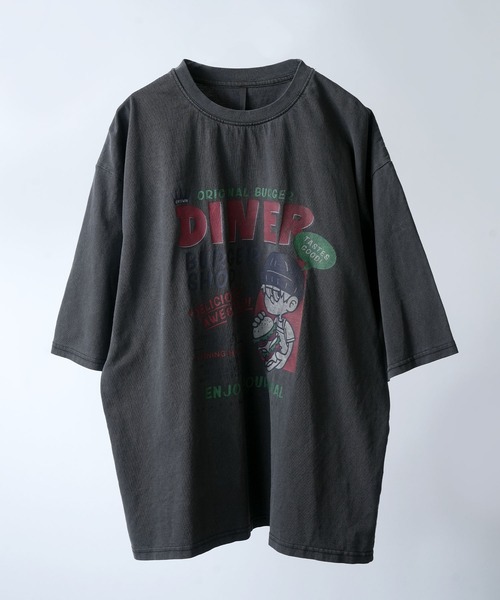 Starting Over（スターティングオーバー）の「Pigment hard wash T-shirt/ピグメント ハードウォッシュ 半袖 クルーネック Tシャツ/バックプリント ワンポイント 刺繍（Tシャツ/カットソー・メンズ・ブラック系その他2/ブラック系その他7/モカ/ブラウン系その他3/ブラック系/ブラウン系その他/ブラック/ブラック系1/ブラック系その他6/ブラック系その他4/ブラック系その他5/ブラック系その他3/ブラウン系その他2/ブラック系その他/ブラウン系1/ブラウン系/ブラウン系その他7/ブラウン系その他6/ブラウン系その他5/ブラウン系その他4/ブラウン系2/ブラウン系3/ブラック系2/ブラック系3/ブラウン系4/ブラック系4/ブラウン系5/ブラック系5/グレー系その他5/グレー系その他4/その他8/グレー系2/グレー系その他/その他6/その他/その他12/その他9/その他7/その他4/グレー系/グレー系その他6/チャコールグレー/その他13/その他10/グレー系1/グレー系その他7/その他11/その他5/その他3/その他2/その他1/グレー系その他3/グレー系その他2・XL/L/M）」の16枚目の写真