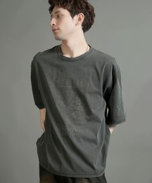 ピグメント ハードウォッシュ Tシャツ オーバーサイズ ヴィンテージライク フェード感 半袖 クルーネック カレッジロゴ バックプリント ワンポイント 刺繍 ヘビーウェイト 綿100% メンズ レディース ユニセックス アソート ビッグシルエット Starting Over