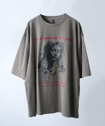 ピグメント ハードウォッシュ Tシャツ オーバーサイズ ヴィンテージライク フェード感 半袖 クルーネック カレッジロゴ バックプリント ワンポイント 刺繍 ヘビーウェイト 綿100% メンズ レディース ユニセックス アソート ビッグシルエット Starting Over