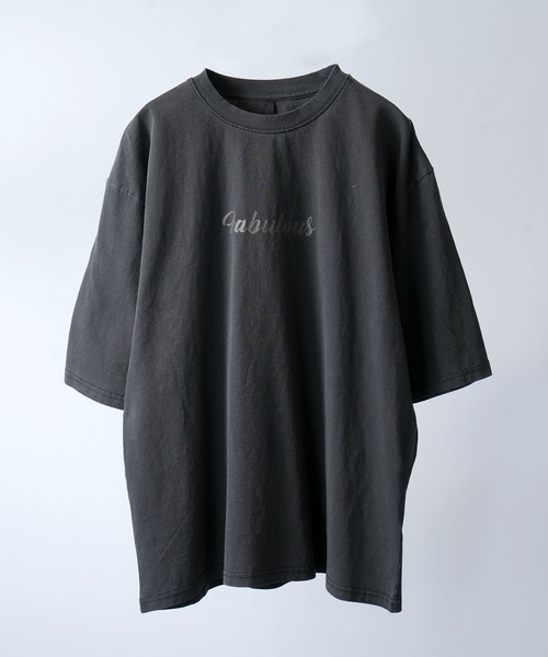 Pigment hard wash T-shirt/ピグメント ハードウォッシュ 半袖 クルー