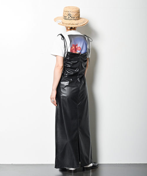 CITYSHOP HEAVY SATIN MINI DRESS サイズ36 CITYSHOP HEAVY SATIN MINI DRESS サイズ36