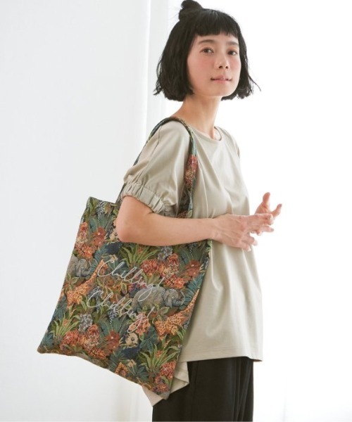 LBC（エルビーシー）の「ジャガードA4トートバッグ（トートバッグ・レディース・ライトブラウン/コーラル/ブラック・FREE）」の18枚目の写真