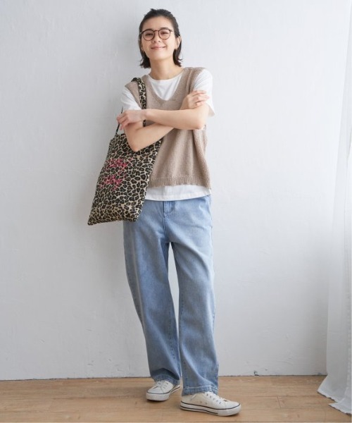 LBC（エルビーシー）の「ジャガードA4トートバッグ（トートバッグ・レディース・ライトブラウン/コーラル/ブラック・FREE）」の13枚目の写真