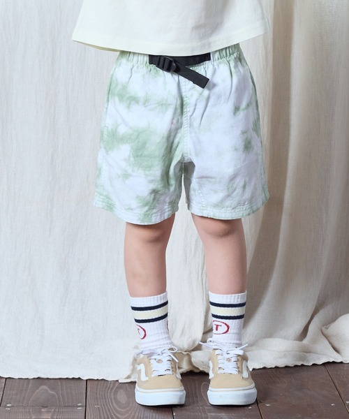 BIG FIELD（ビッグフィールド）の「製品染めショーツ（80～150cm）（その他パンツ・キッズ・オレンジ/ネイビー/イエロー/マスタード/パープル/チャコール/グリーン/カーキ/ブルー・80/90/95/100/110/120/130/140/150）」の4枚目の写真
