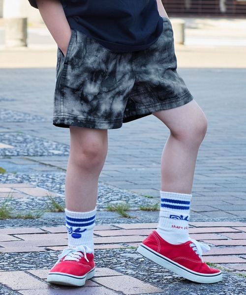 BIG FIELD（ビッグフィールド）の「製品染めショーツ（80～150cm）（その他パンツ・キッズ・オレンジ/ネイビー/イエロー/マスタード/パープル/チャコール/グリーン/カーキ/ブルー・80/90/95/100/110/120/130/140/150）」の2枚目の写真