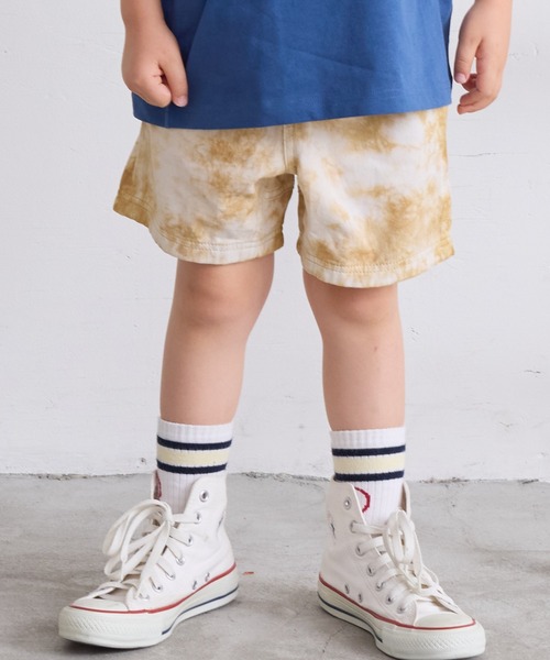 BIG FIELD（ビッグフィールド）の「製品染めショーツ（80～150cm）（その他パンツ・キッズ・オレンジ/ネイビー/イエロー/マスタード/パープル/チャコール/グリーン/カーキ/ブルー・80/90/95/100/110/120/130/140/150）」の8枚目の写真