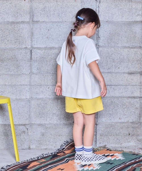 BIG FIELD（ビッグフィールド）の「製品染めショーツ（80～150cm）（その他パンツ・キッズ・オレンジ/ネイビー/イエロー/マスタード/パープル/チャコール/グリーン/カーキ/ブルー・80/90/95/100/110/120/130/140/150）」の12枚目の写真