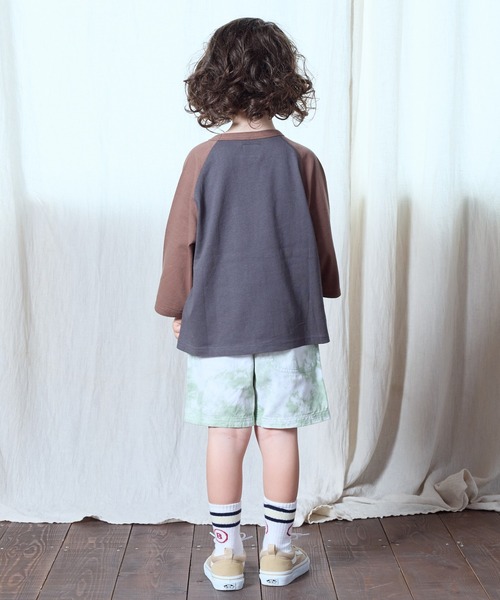 BIG FIELD（ビッグフィールド）の「製品染めショーツ（80～150cm）（その他パンツ・キッズ・オレンジ/ネイビー/イエロー/マスタード/パープル/チャコール/グリーン/カーキ/ブルー・80/90/95/100/110/120/130/140/150）」の15枚目の写真