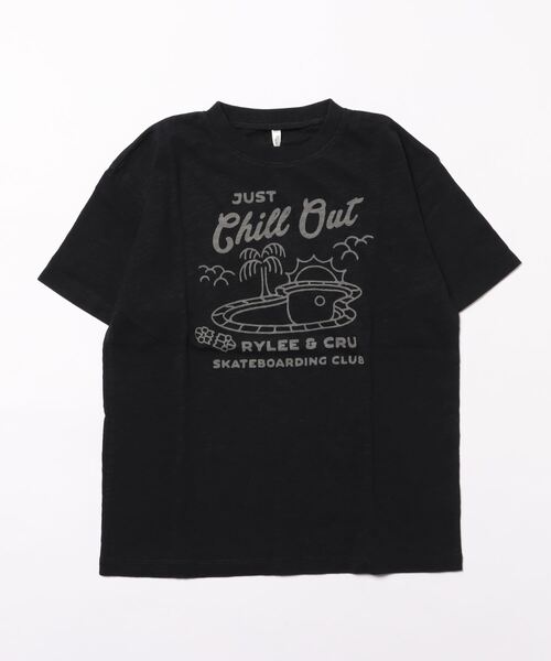 【セール】★Rylee＋Cru★RELAXED TEE || CHILL OUT（その他ベビー用品）｜Rylee + Cru（ライリーアンドクルー）