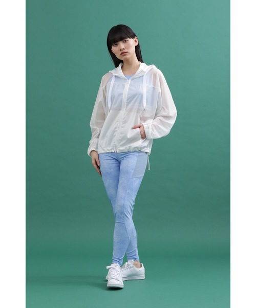 W/J] シアーブルゾン 布帛ドッキング