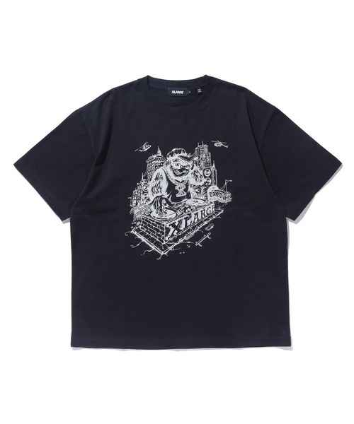 XLARGE(エクストララージ)の「ON THE SET S/S TEE(Tシャツ/カットソー・メンズ・ブラック/ホワイト/ネイビー・XL/L/M/S)」の1枚目の写真