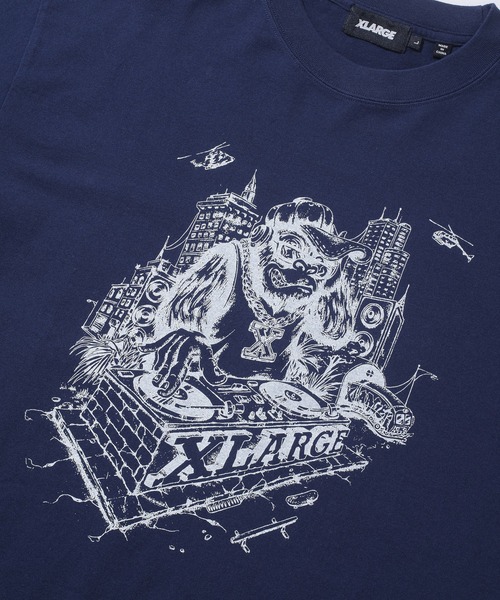 XLARGE(エクストララージ)の「ON THE SET S/S TEE(Tシャツ/カットソー・メンズ・ブラック/ホワイト/ネイビー・XL/L/M/S)」の14枚目の写真