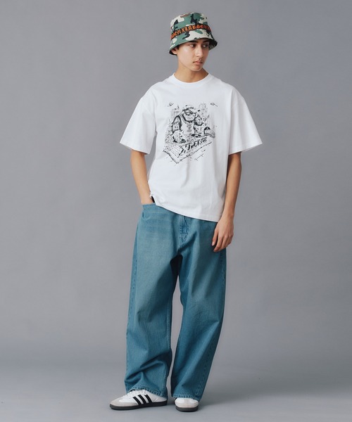 XLARGE(エクストララージ)の「ON THE SET S/S TEE(Tシャツ/カットソー・メンズ・ブラック/ホワイト/ネイビー・XL/L/M/S)」の9枚目の写真