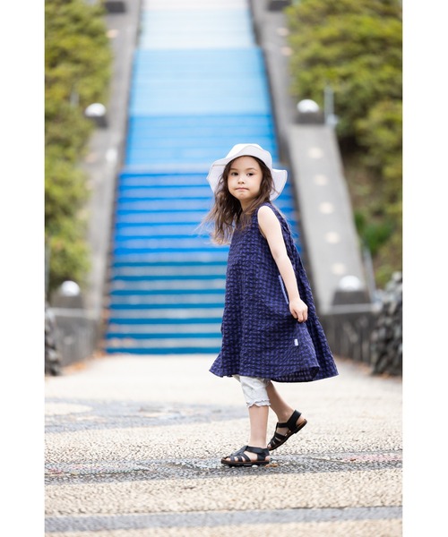 zuppa di zucca（ズッパ デ ズッカ）の「ガルボハット（ハット・キッズ・ネイビー/オフホワイト・L/M）」の6枚目の写真