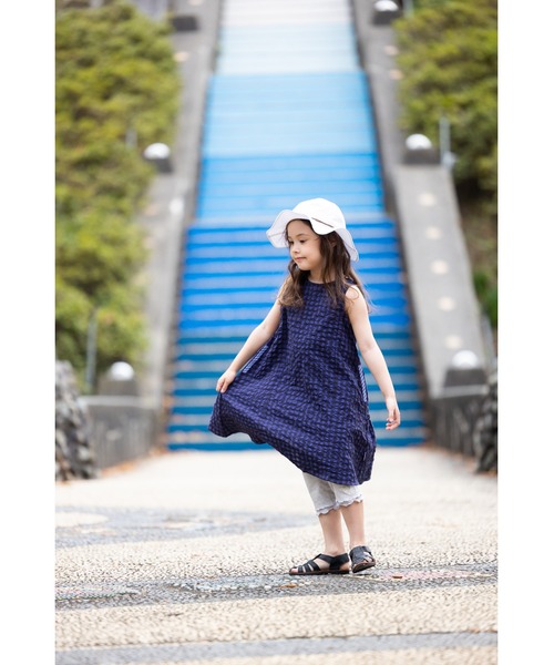 zuppa di zucca（ズッパ デ ズッカ）の「ガルボハット（ハット・キッズ・ネイビー/オフホワイト・L/M）」の8枚目の写真