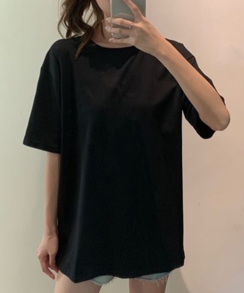 SHEENA(シーナ)の「シアーバタフライ半袖Tシャツ(Tシャツ/カットソー・レディース・ブラック/ホワイト・M)」の3枚目の写真