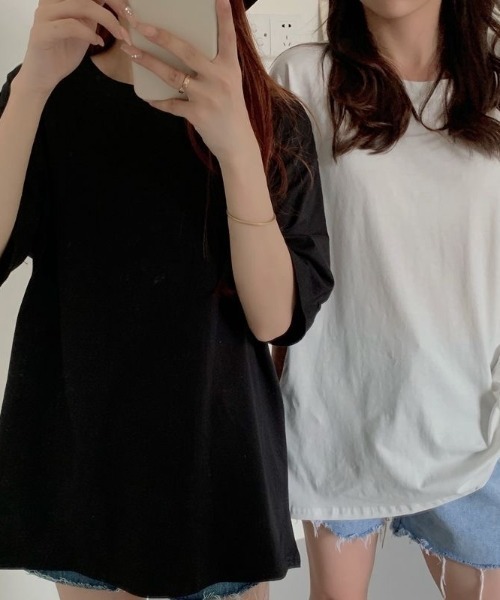 SHEENA(シーナ)の「シアーバタフライ半袖Tシャツ(Tシャツ/カットソー・レディース・ブラック/ホワイト・M)」の9枚目の写真