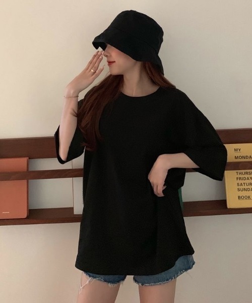 SHEENA(シーナ)の「シアーバタフライ半袖Tシャツ(Tシャツ/カットソー・レディース・ブラック/ホワイト・M)」の20枚目の写真
