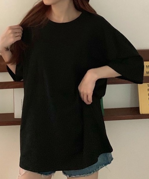 SHEENA(シーナ)の「シアーバタフライ半袖Tシャツ(Tシャツ/カットソー・レディース・ブラック/ホワイト・M)」の22枚目の写真