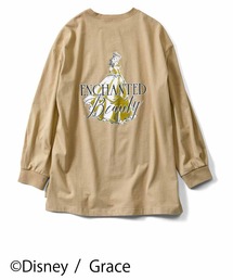 IEDIT 「Disneyプリンセス」 コットンカットソーロングTシャツ