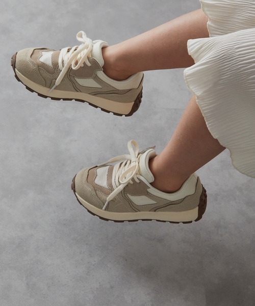 riziere ニュアンスカラースニーカー　22 riziere（リジェール）の「ニュアンスカラースニーカー（スニーカー