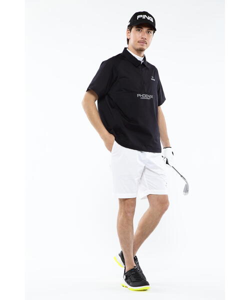PING（ピン）の「【PING APPAREL】布帛撥水ハーフジップシャツ