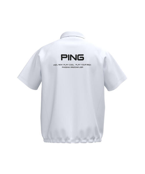 PING（ピン）の「【PING APPAREL】布帛撥水ハーフジップシャツ