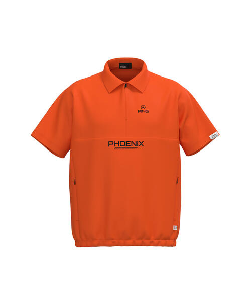 PING（ピン）の「【PING APPAREL】布帛撥水ハーフジップシャツ