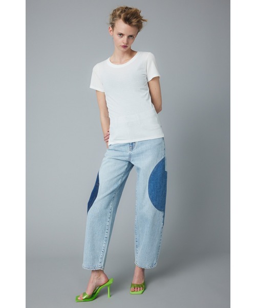 HeRIN.CYE（ヘリンドットサイ）の「Crew neck tee  クルーネックティー（Tシャツ/カットソー・レディース・パープル/ブラック/ホワイト/レッド・FREE）」の15枚目の写真